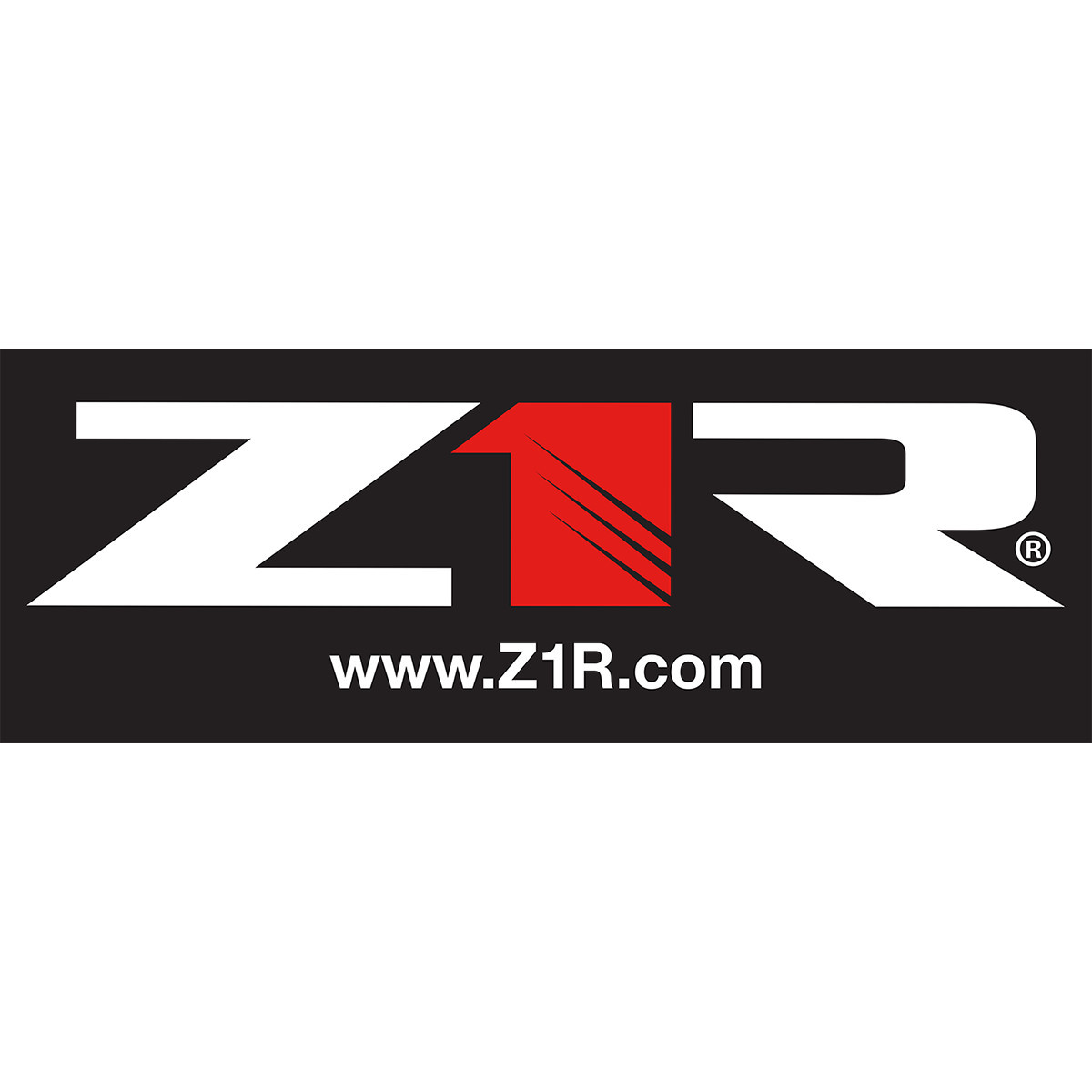 Z1R - Shop Header Sign - 8" x 22" - Black