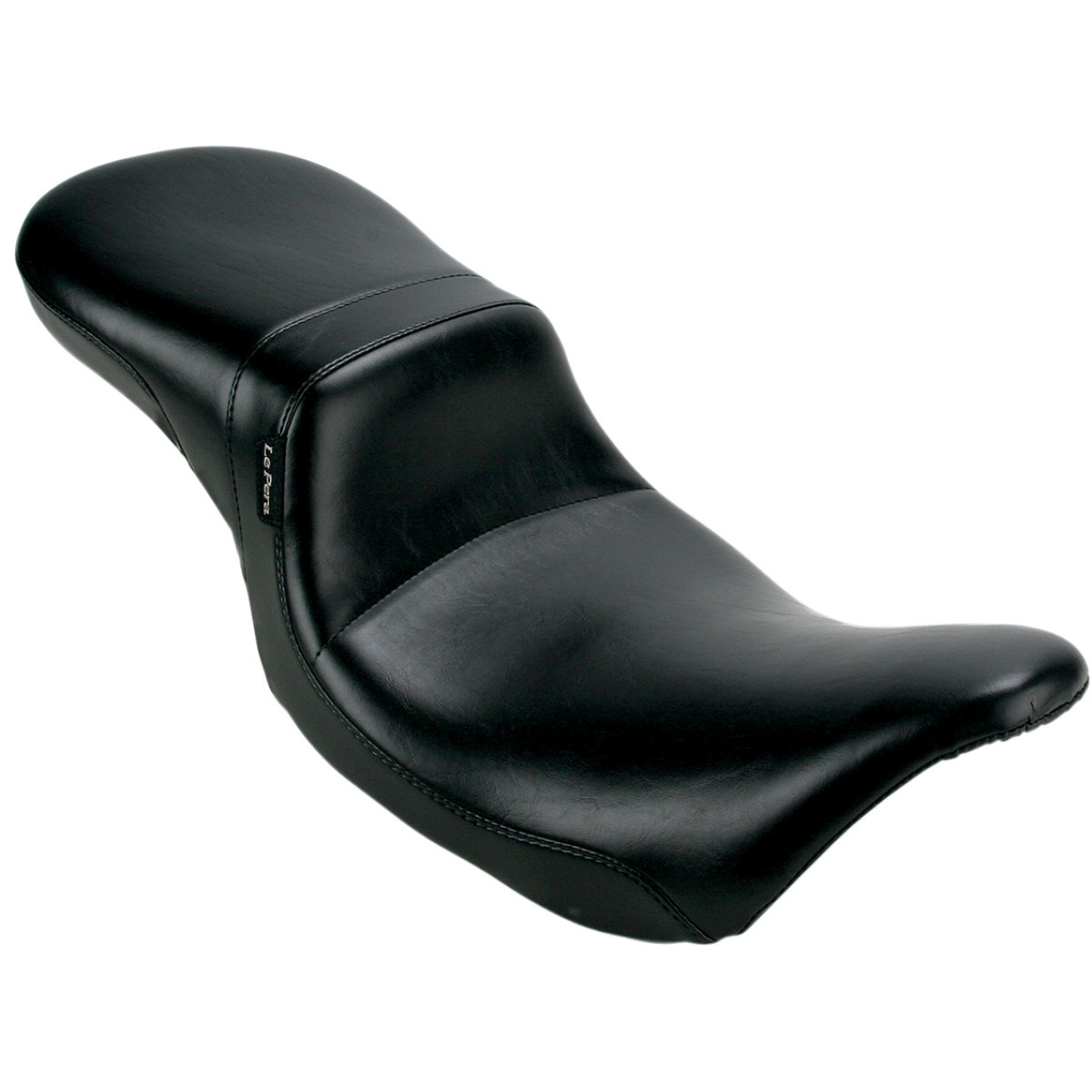 LE Pera #LK-567 - Daytona 2-Up Seat - Without Backrest - Smooth - Black - FL '08-'23