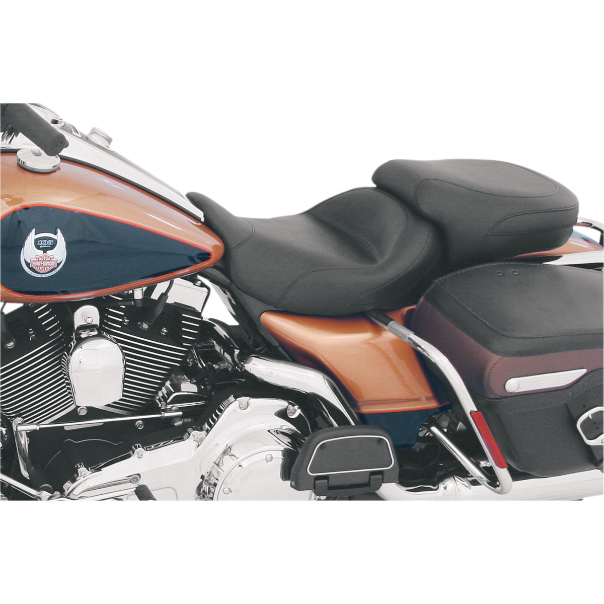 Mustang #76027 - Solo Seat - No Studs - FLH/FLT '08-'25