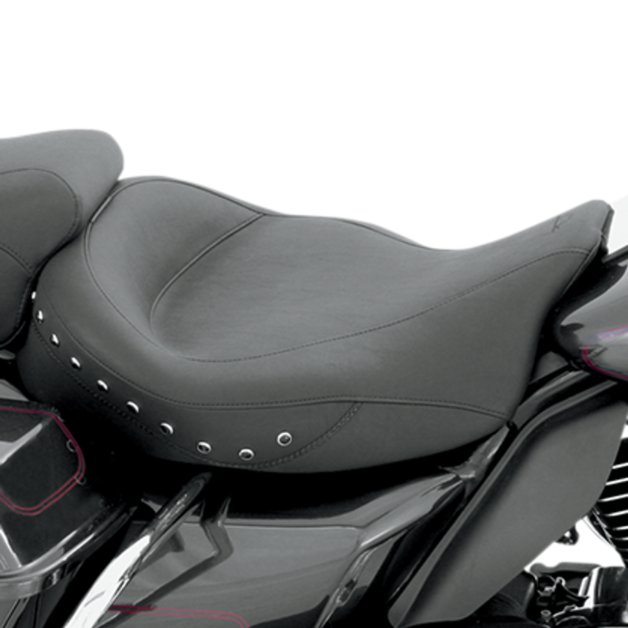 Mustang Super Solo Seat - Black Studded