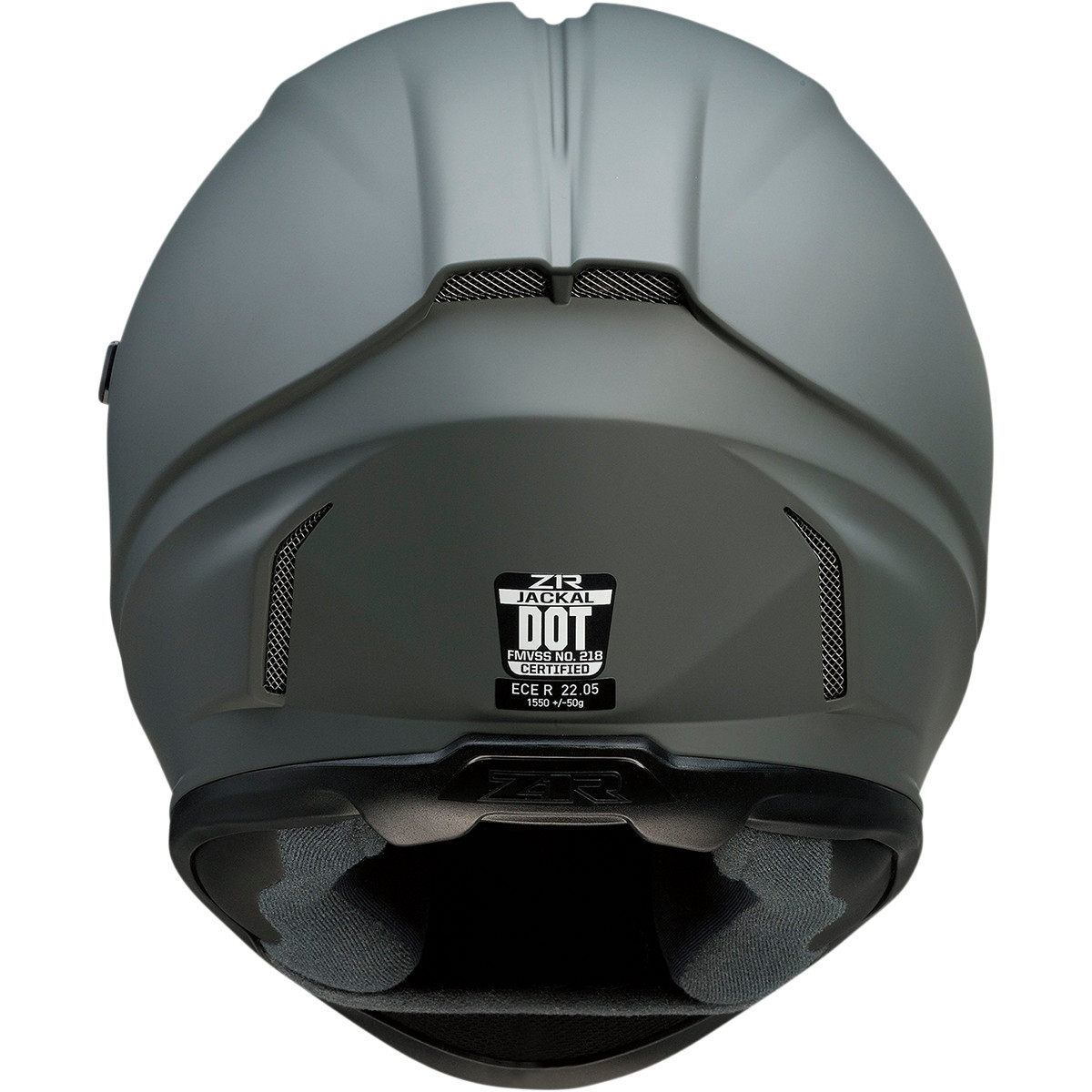 Z1R - Jackal Helmet - Primer Gray - Smoke - Medium