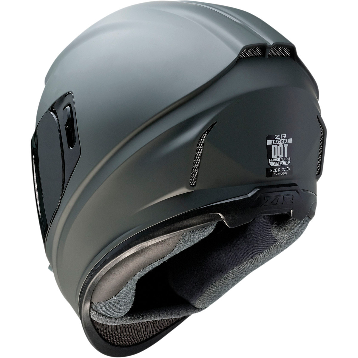 Z1R - Jackal Helmet - Primer Gray - Smoke - 2XL