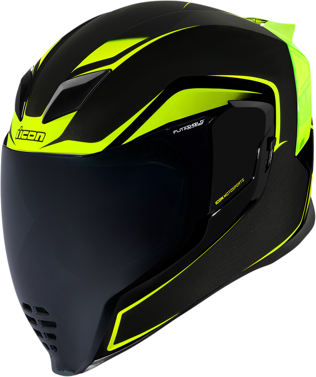 Icon Airflite Helmet - Crosslink - Hi-Viz - 2XL