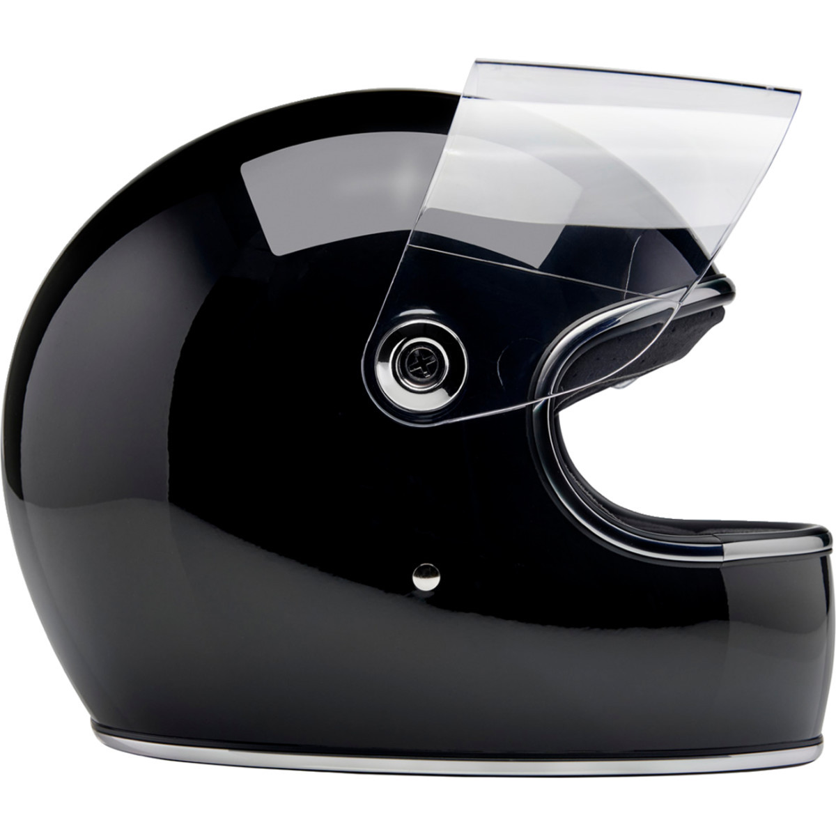 Biltwell #1003-101-502 - Gringo S Helmet - Gloss Black - Small