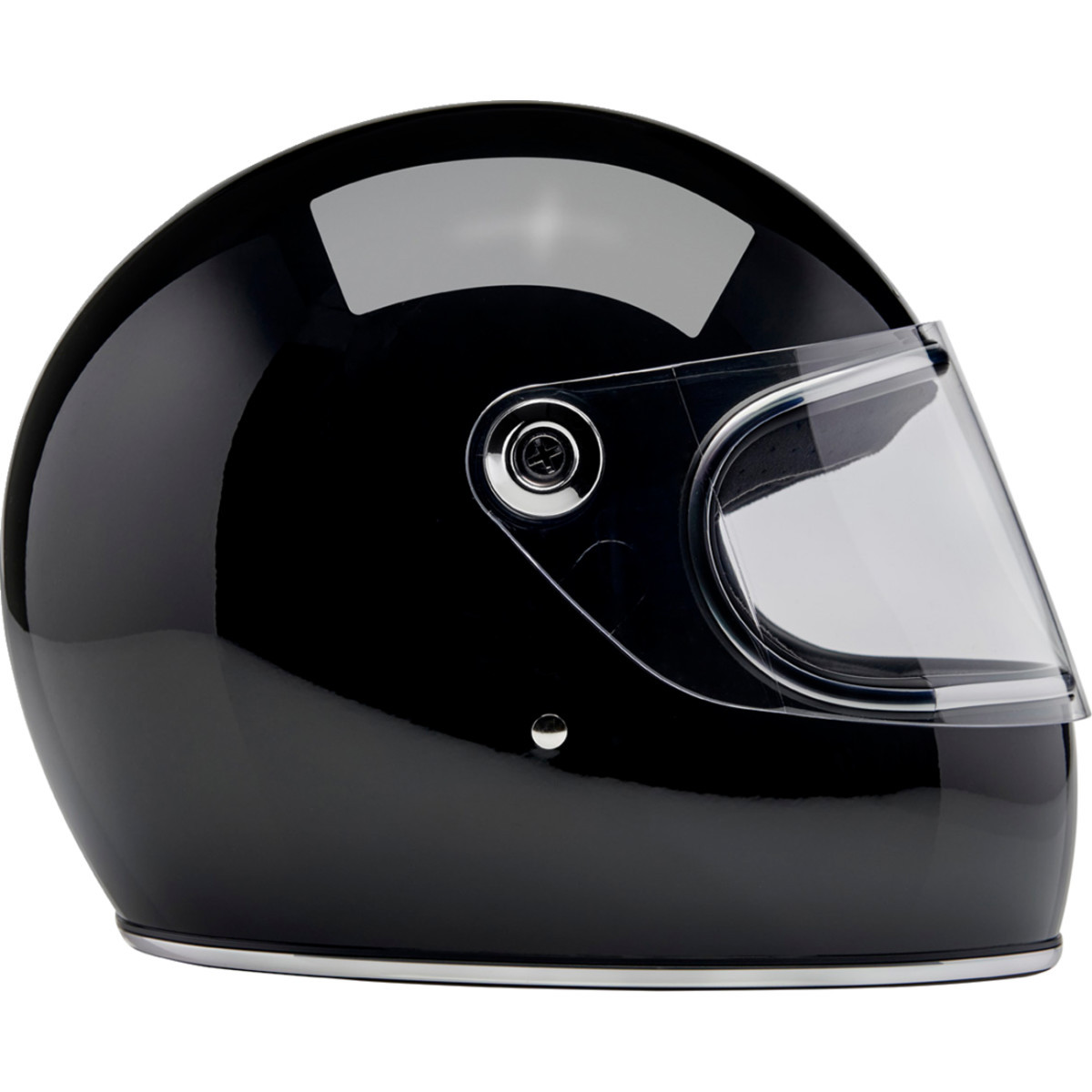 Biltwell #1003-101-502 - Gringo S Helmet - Gloss Black - Small