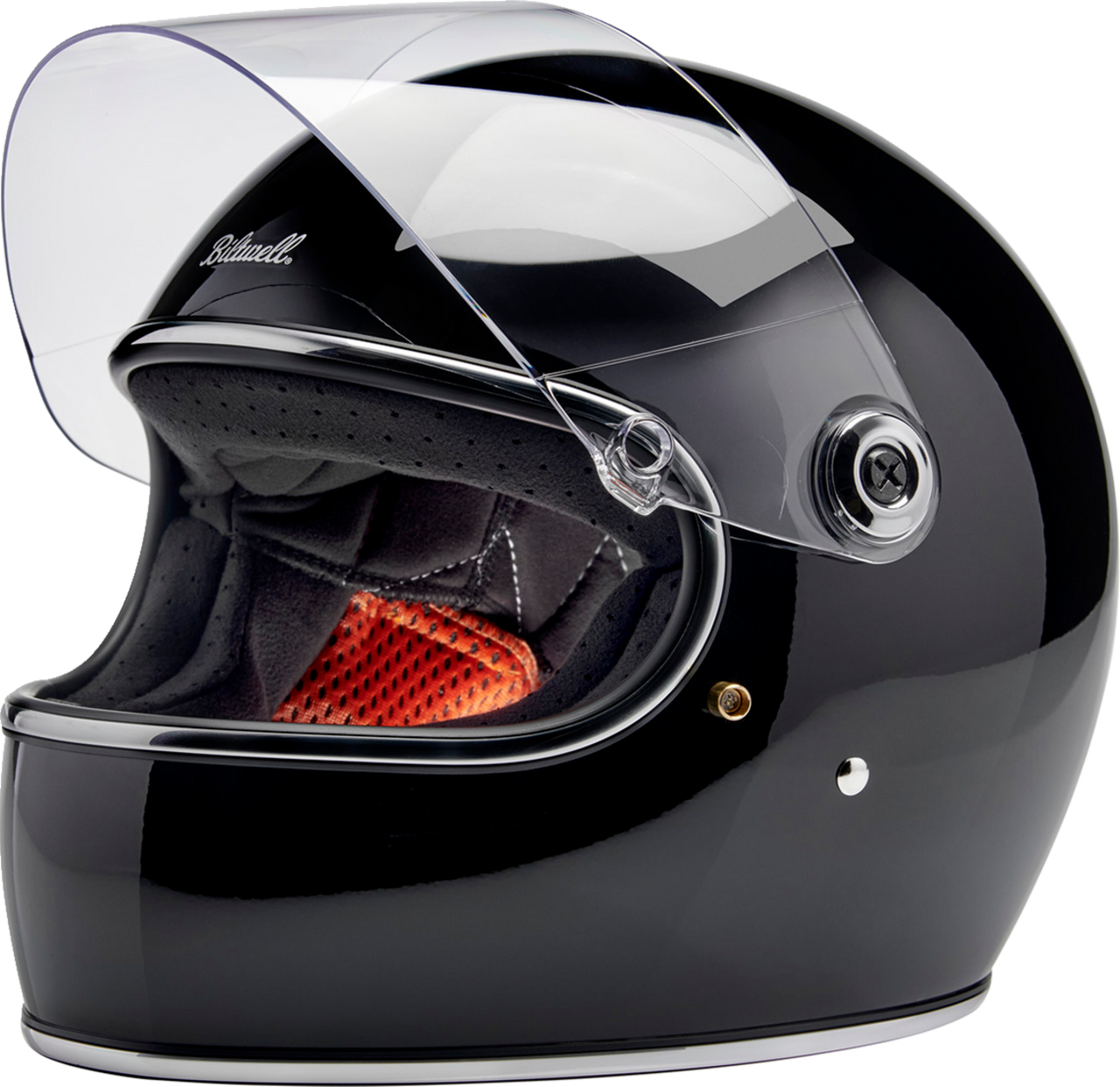 Biltwell #1003-101-504  - Gringo S Helmet - Gloss Black - Large