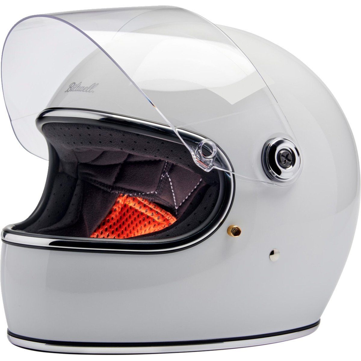 Biltwell #1003-104-501 - Gringo S Helmet - Gloss White - XS