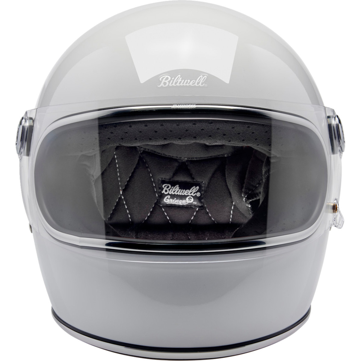 Biltwell #1003-104-502 - Gringo S Helmet - Gloss White - Small