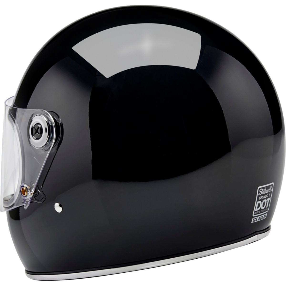 Biltwell #1003-101-506 - Gringo S Helmet - Gloss Black - 2XL