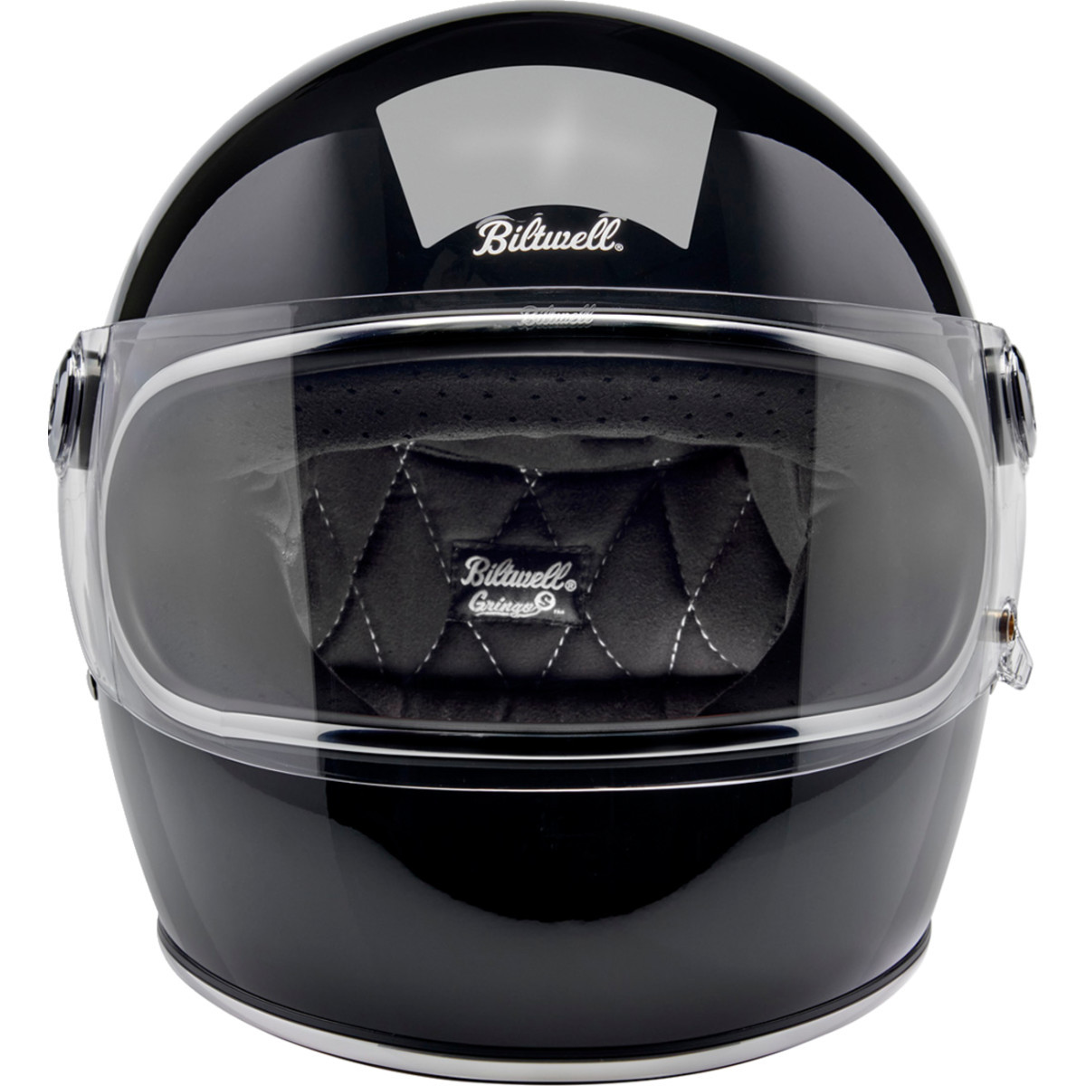 Biltwell #1003-101-506 - Gringo S Helmet - Gloss Black - 2XL