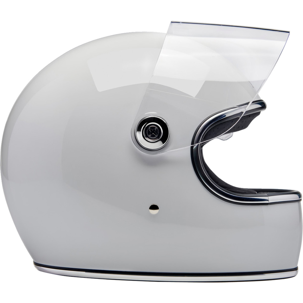 Biltwell #1003-104-504 - Gringo S Helmet - Gloss White - Large