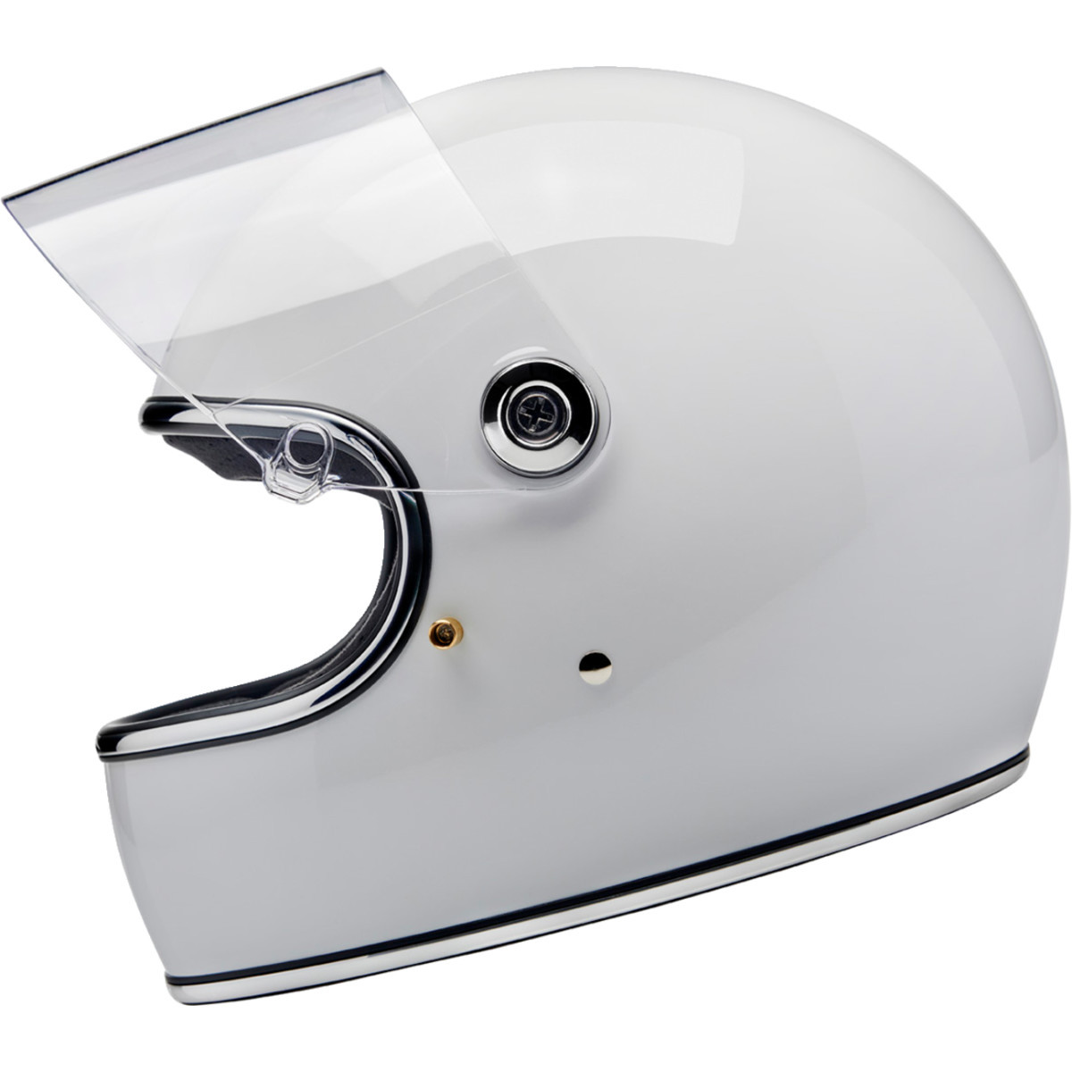 Biltwell #1003-104-504 - Gringo S Helmet - Gloss White - Large