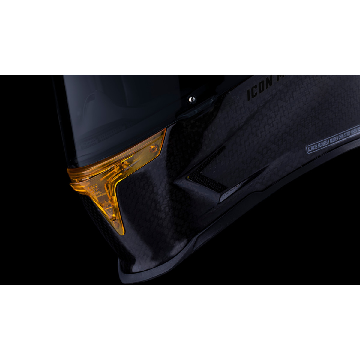 Icon - Airframe Pro™ Helmet - Carbon 4Tress - Yellow - 3XL