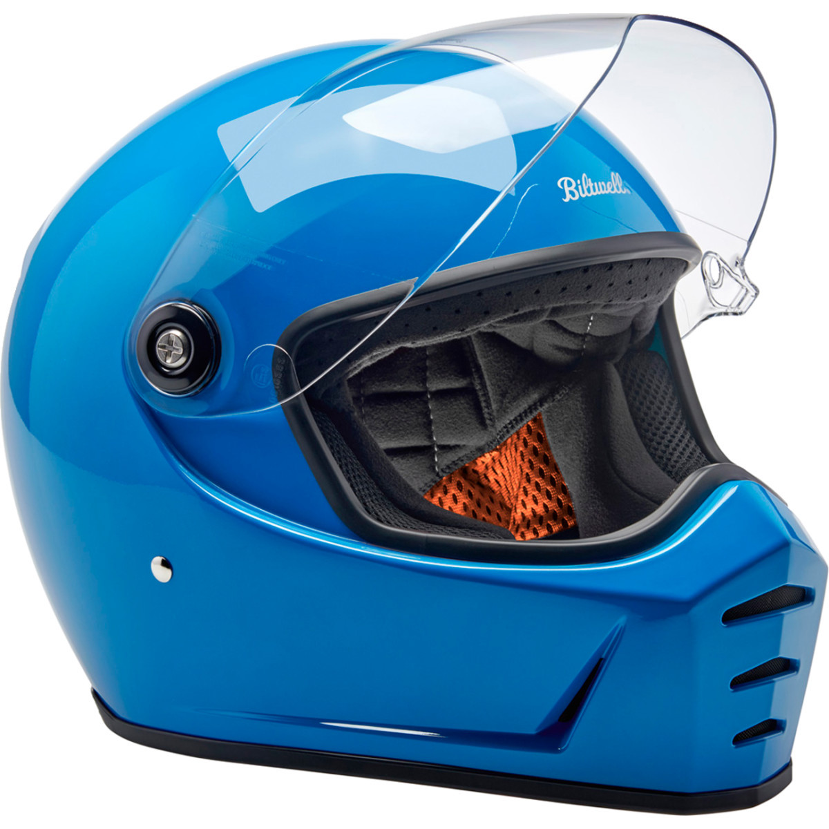 Biltwell #1004-129-502 - Lane Splitter Helmet - Gloss Tahoe Blue - Small