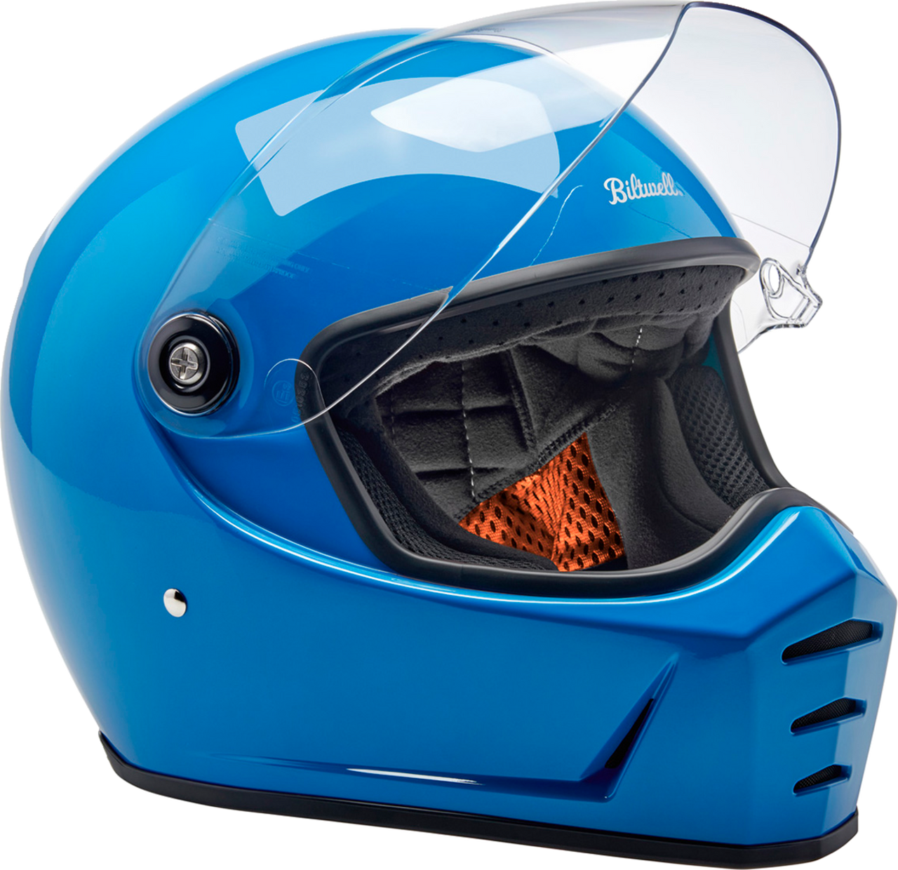 Biltwell #1004-129-506  - Lane Splitter Helmet - Gloss Tahoe Blue - 2XL