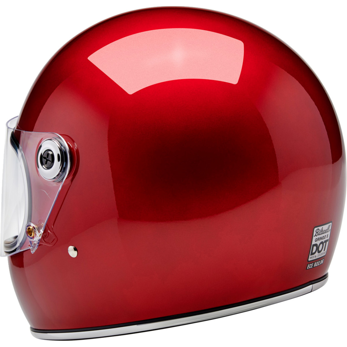 Biltwell #1003-351-504 - Gringo S Helmet - Metallic Cherry Red - Large