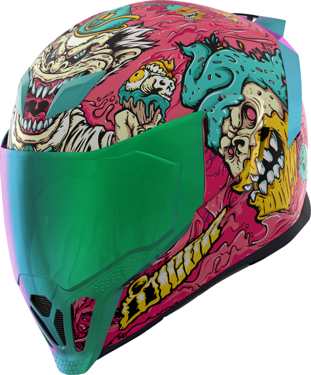 Icon Airflite Helmet - Snack Attack - MIPS® - Pink - Medium