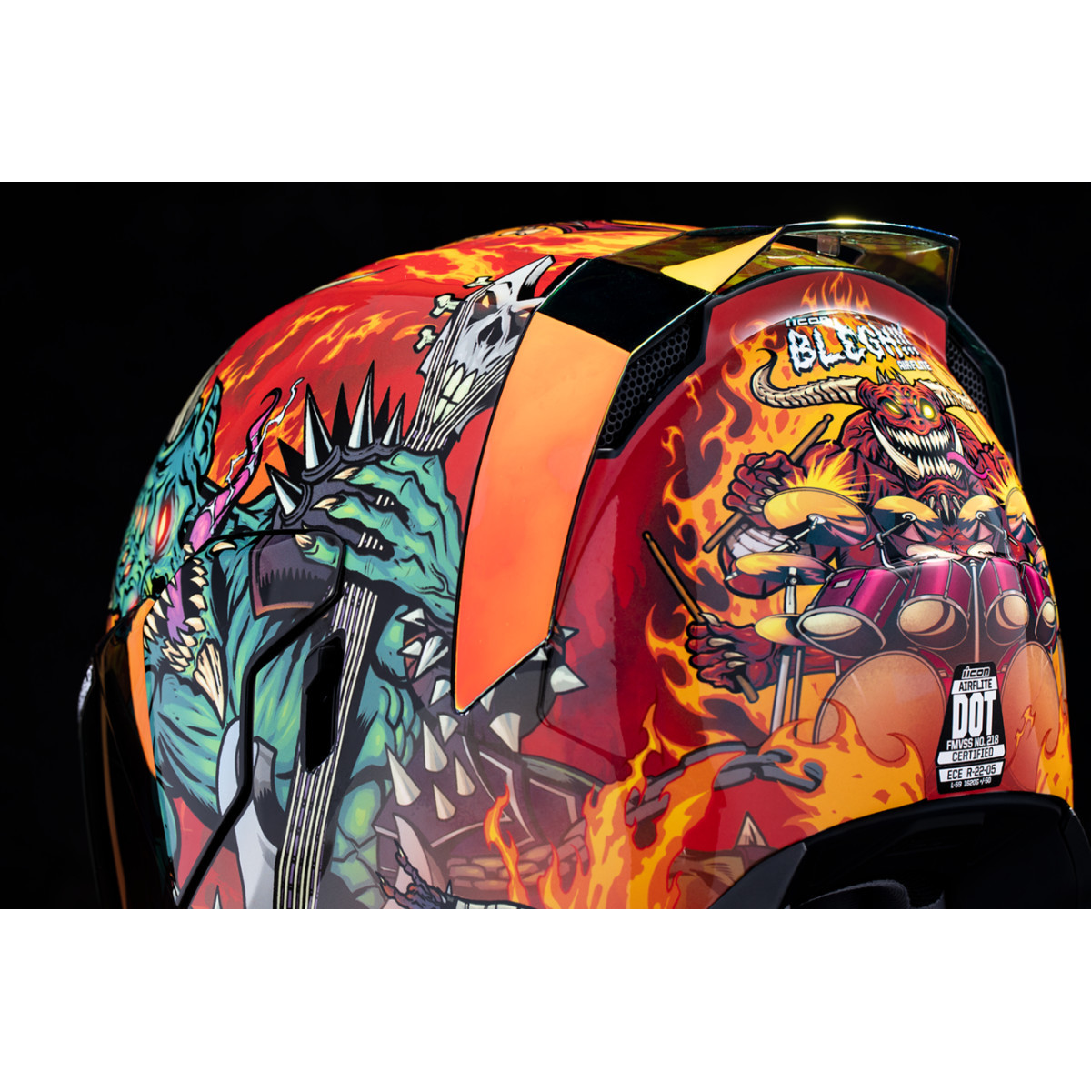 Icon - Airflite™ Helmet - Blegh - MIPS® - Red - 2XL