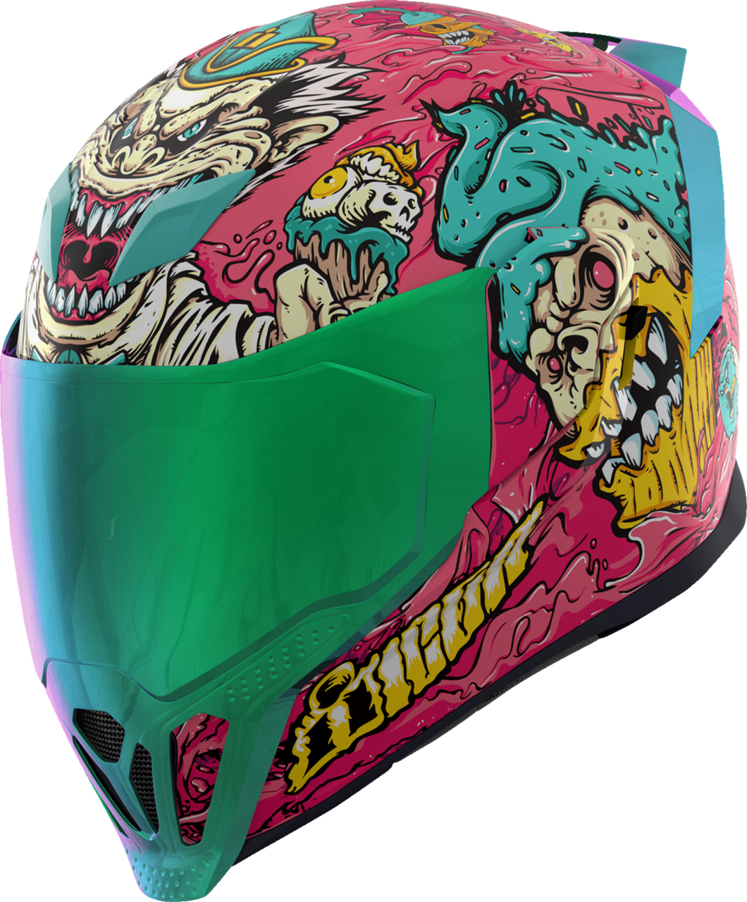 Icon Airflite Helmet - Snack Attack - MIPS® - Pink - XL