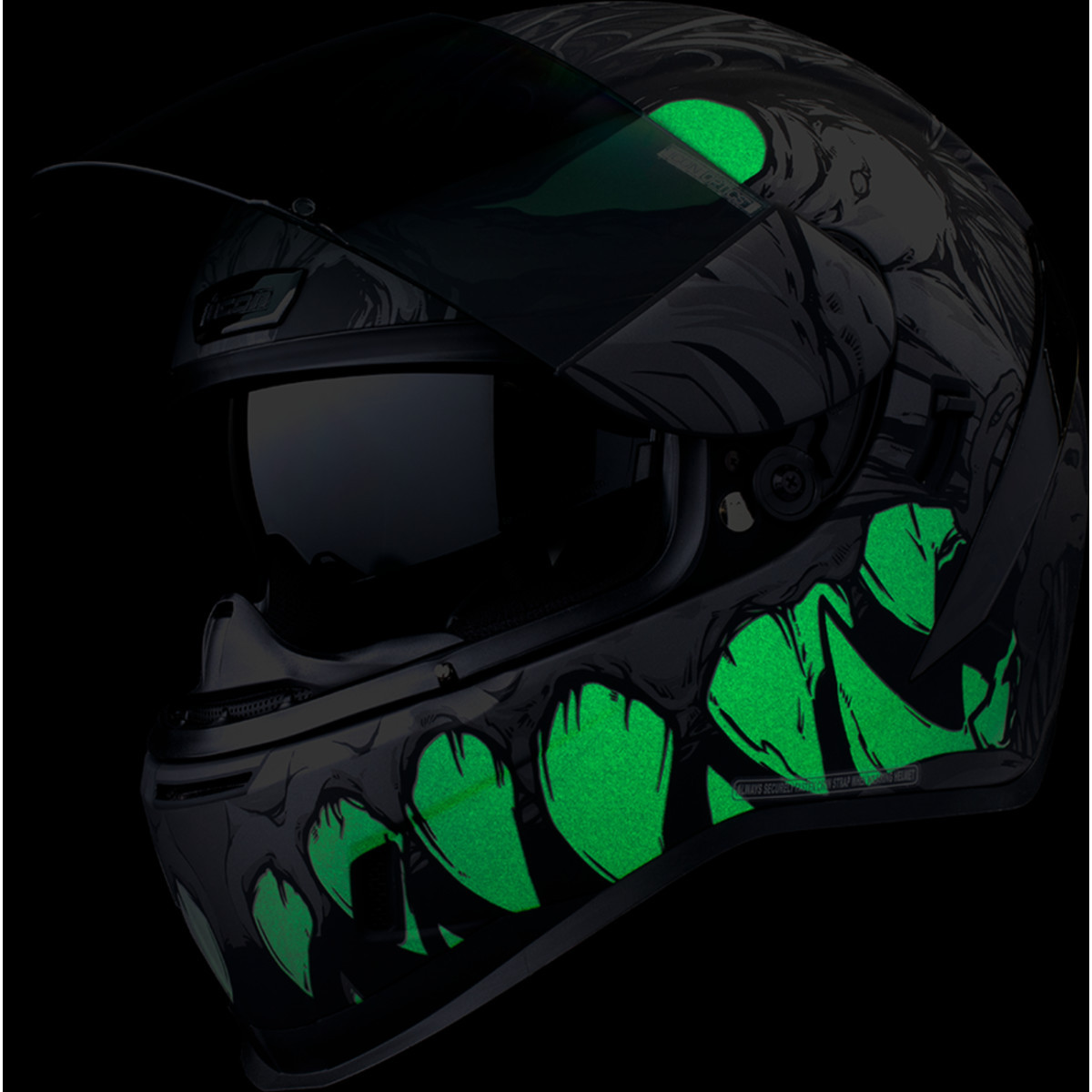 Icon - Airform™ Helmet - Manik'RR - MIPS® - Dark Black - 2XL