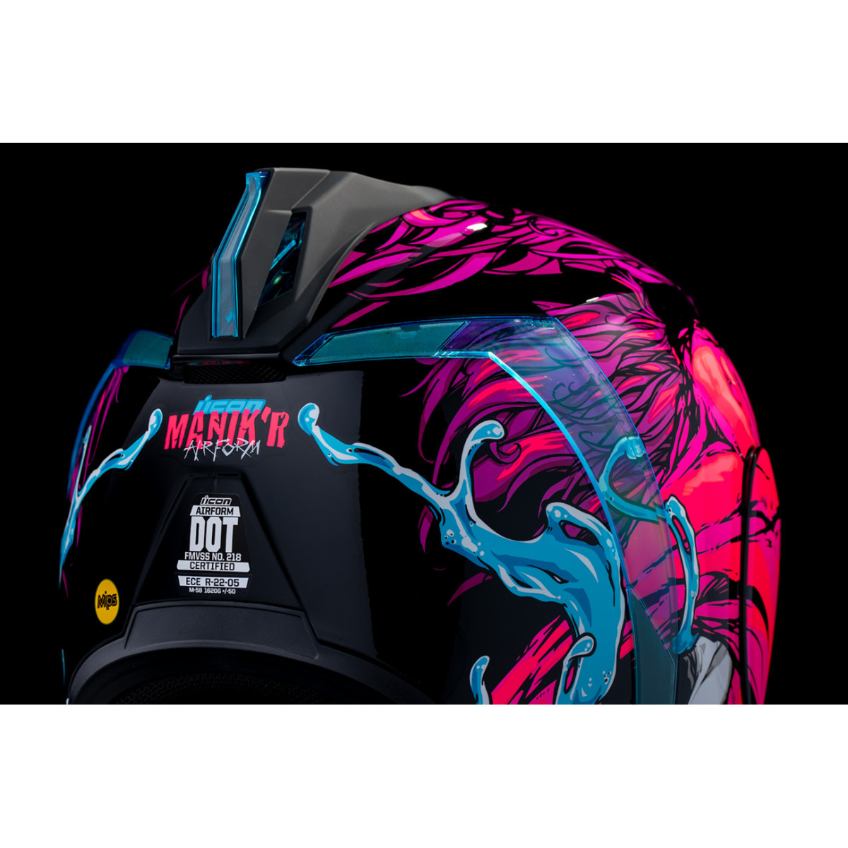 Icon - Airform™ Helmet - Manik'RR - MIPS® - Pink - XL