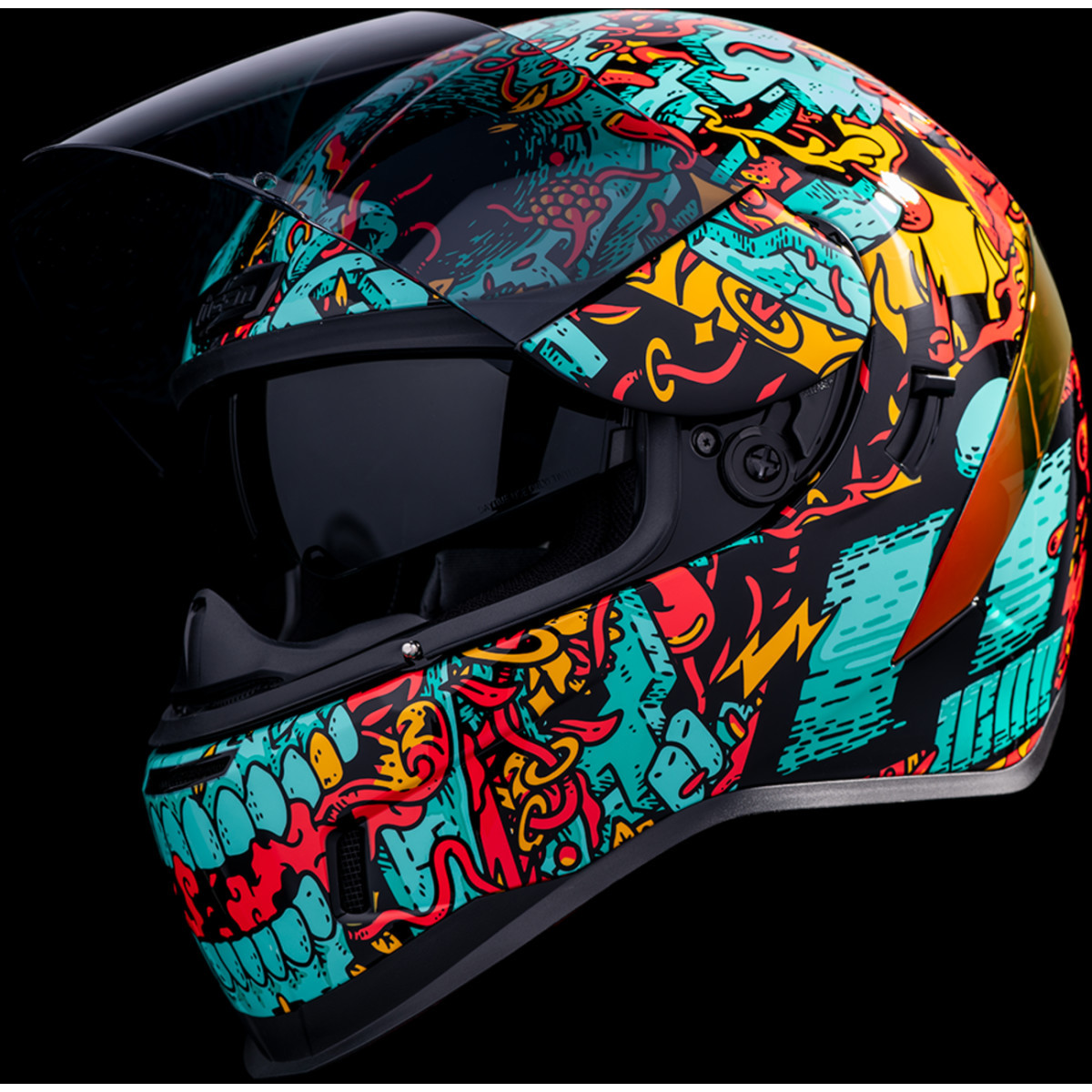 Icon - Airform™ Helmet - Munchies - MIPS® - Blue - 2XL