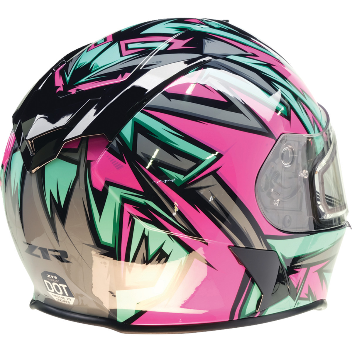 Z1R - Warrant Snow Helmet - Neuron - Pink/Teal - XS