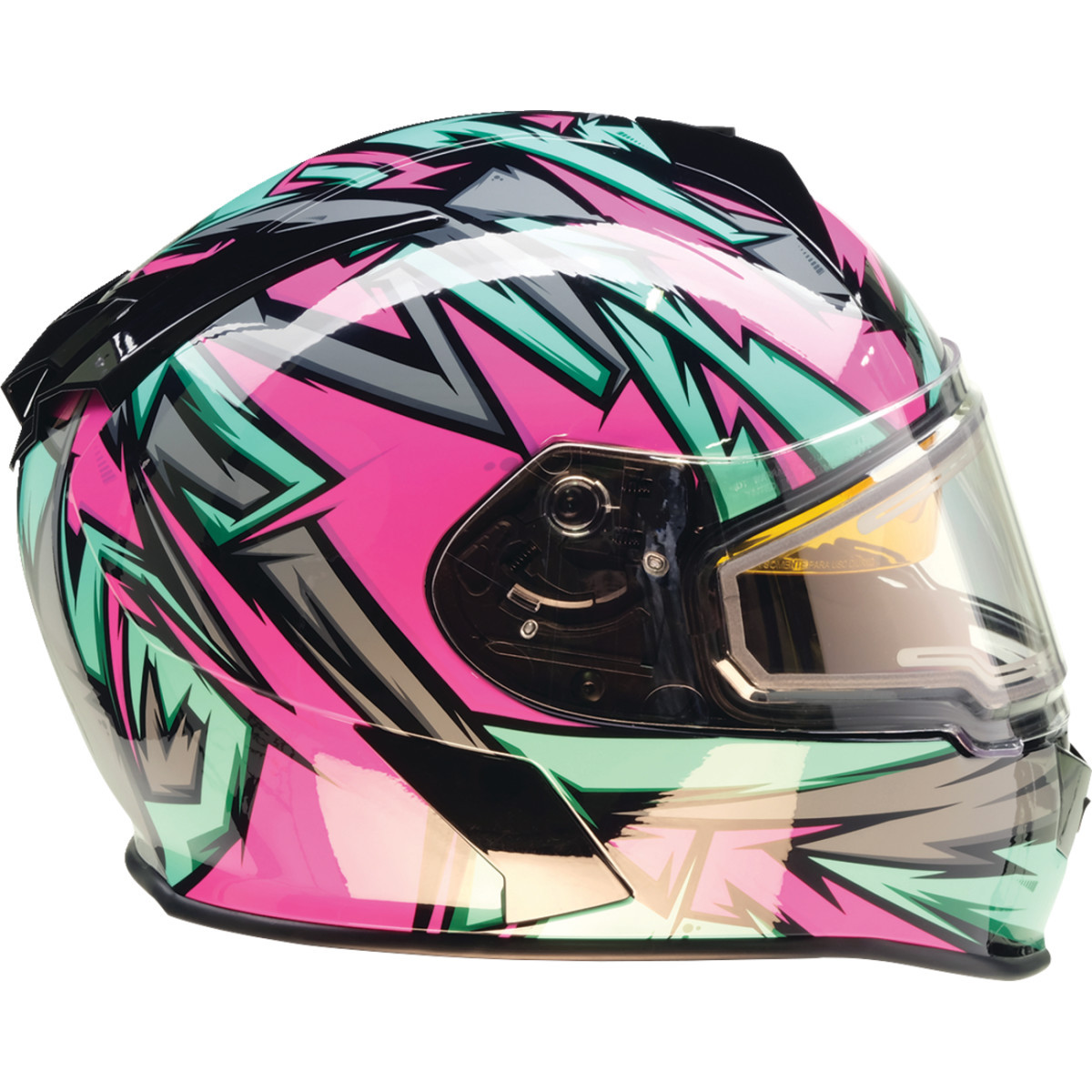 Z1R - Warrant Snow Helmet - Neuron - Pink/Teal - 2XL