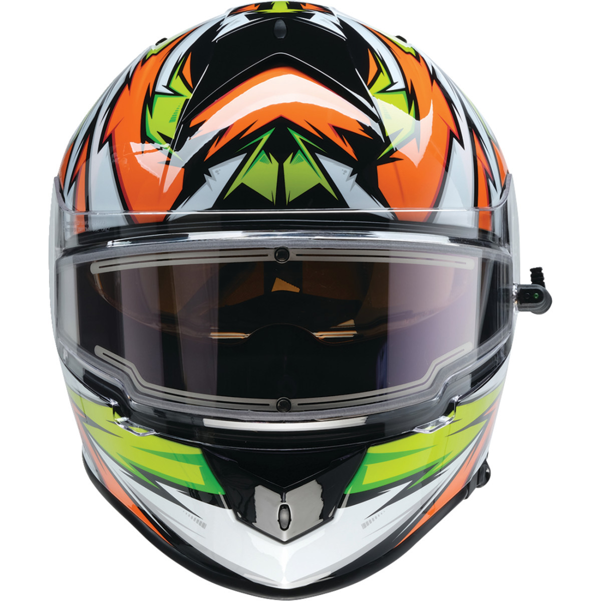 Z1R - Warrant Snow Helmet - Neuron - Orange/Green - Medium