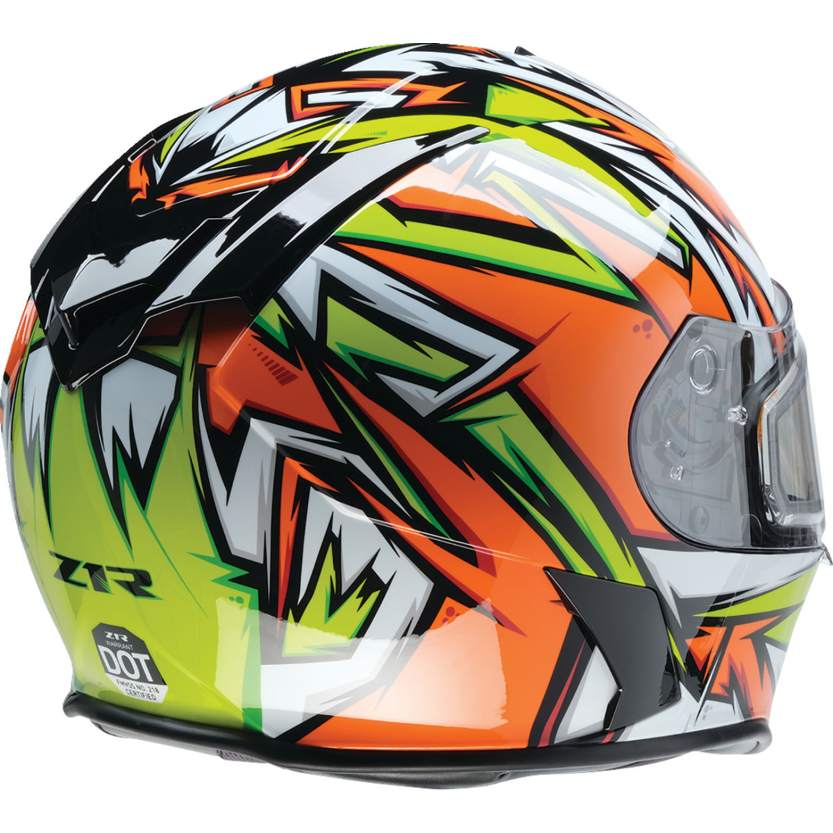 Z1R - Warrant Snow Helmet - Neuron - Orange/Green - Large