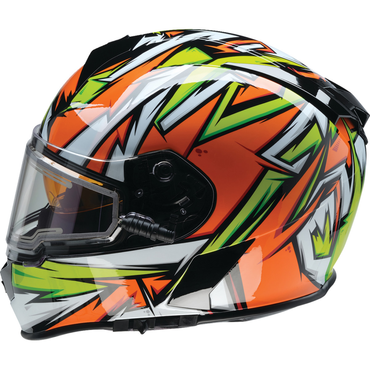 Z1R - Warrant Snow Helmet - Neuron - Orange/Green - Large