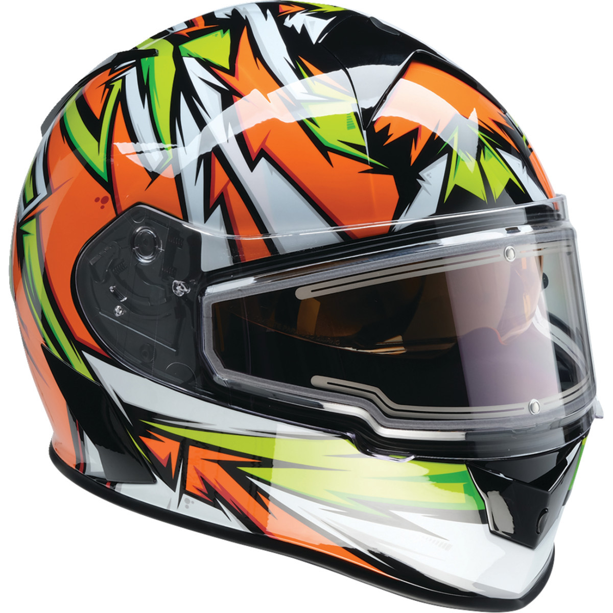Z1R - Warrant Snow Helmet - Neuron - Orange/Green - XL