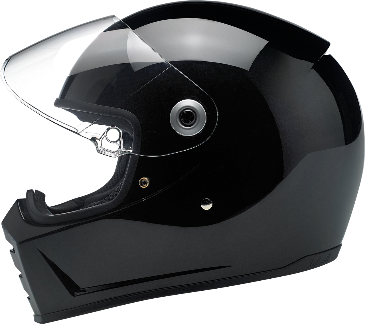 Biltwell #1004-101-101  - Lane Splitter Helmet - Gloss Black - XS