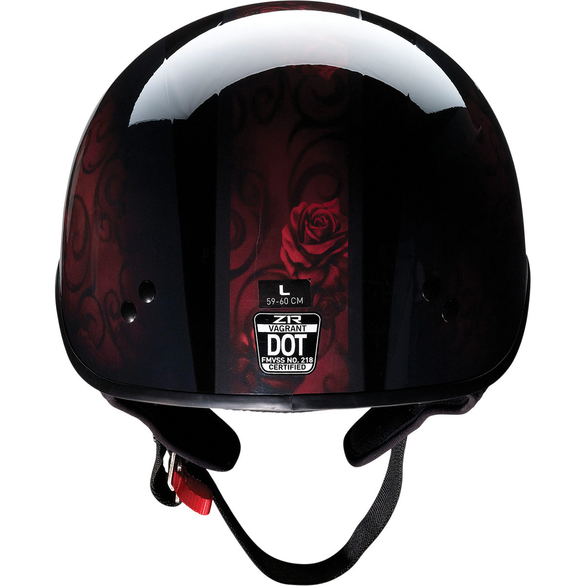 Z1R - Vagrant Helmet - Red Catrina - Black/Red - Medium