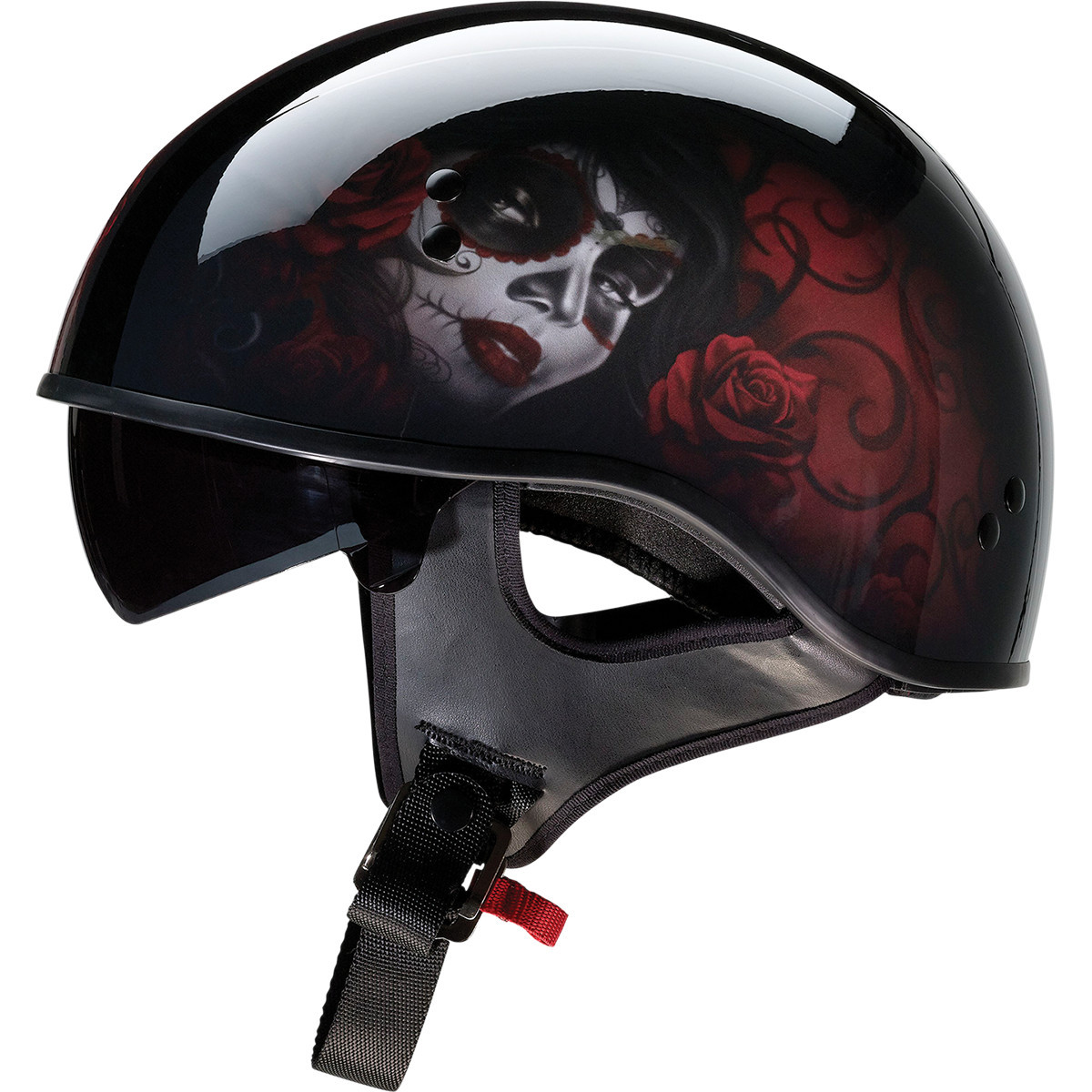 Z1R - Vagrant Helmet - Red Catrina - Black/Red - XL