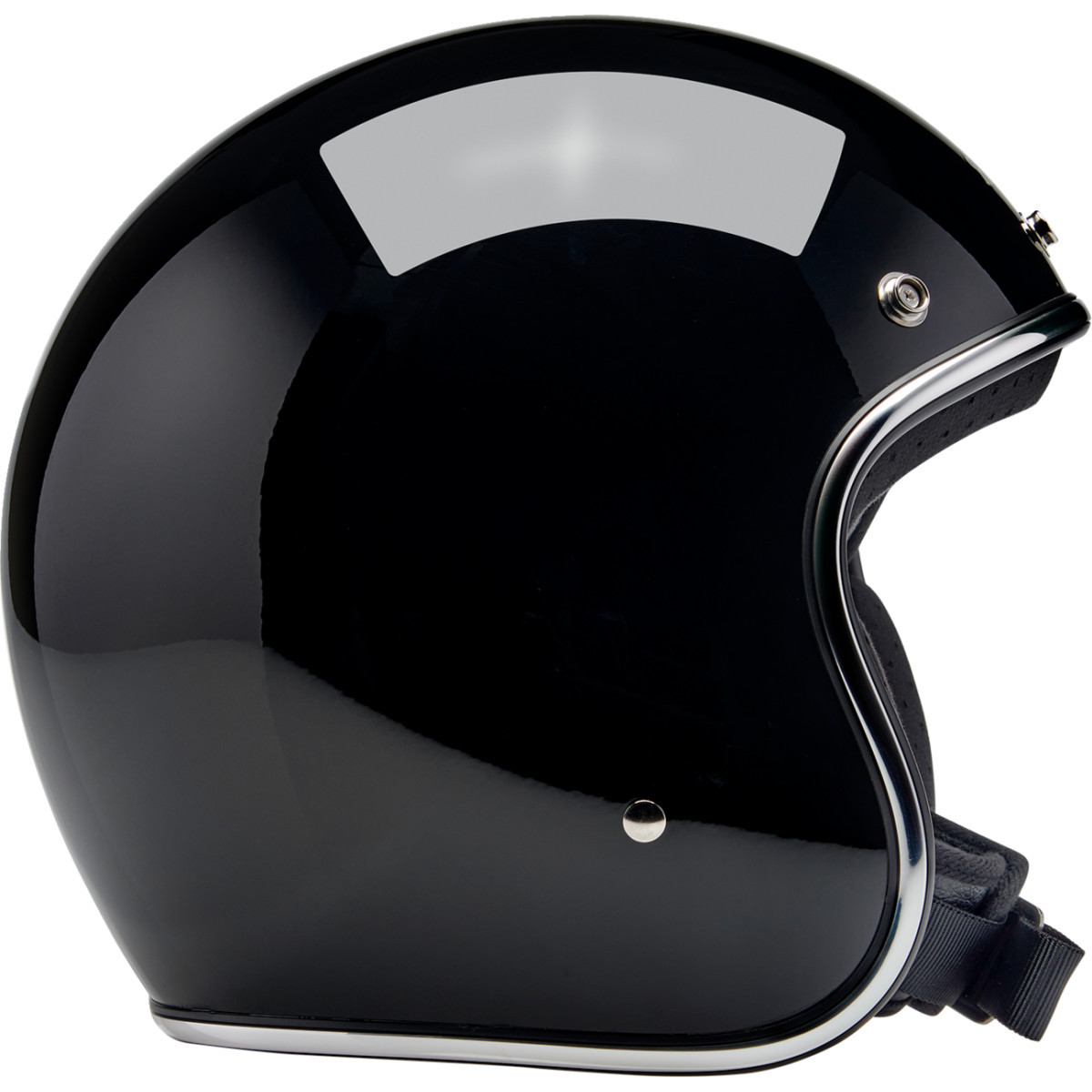 Biltwell #1001-101-204 - Bonanza Helmet - Gloss Black - Large