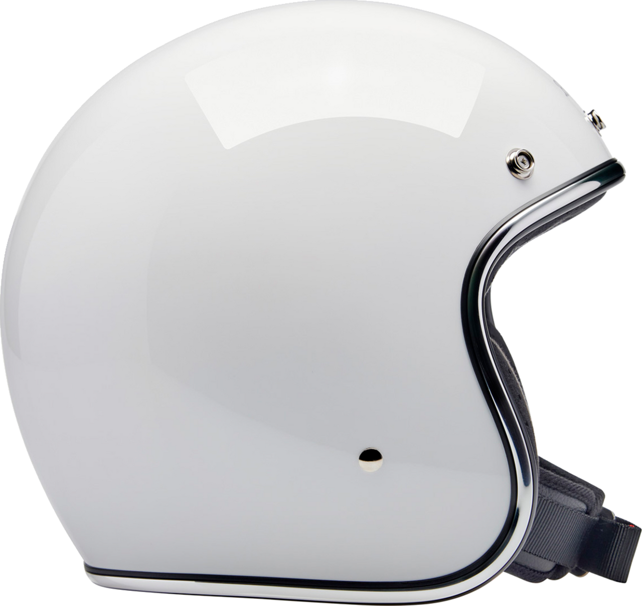Biltwell #1001-164-202  - Bonanza Helmet - Gloss White - Small