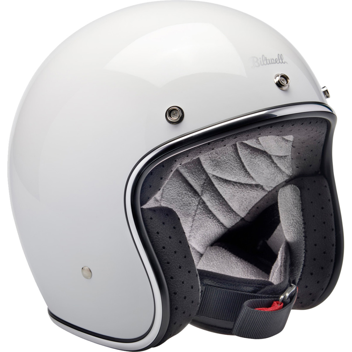 Biltwell #1001-164-204 - Bonanza Helmet - Gloss White - Large
