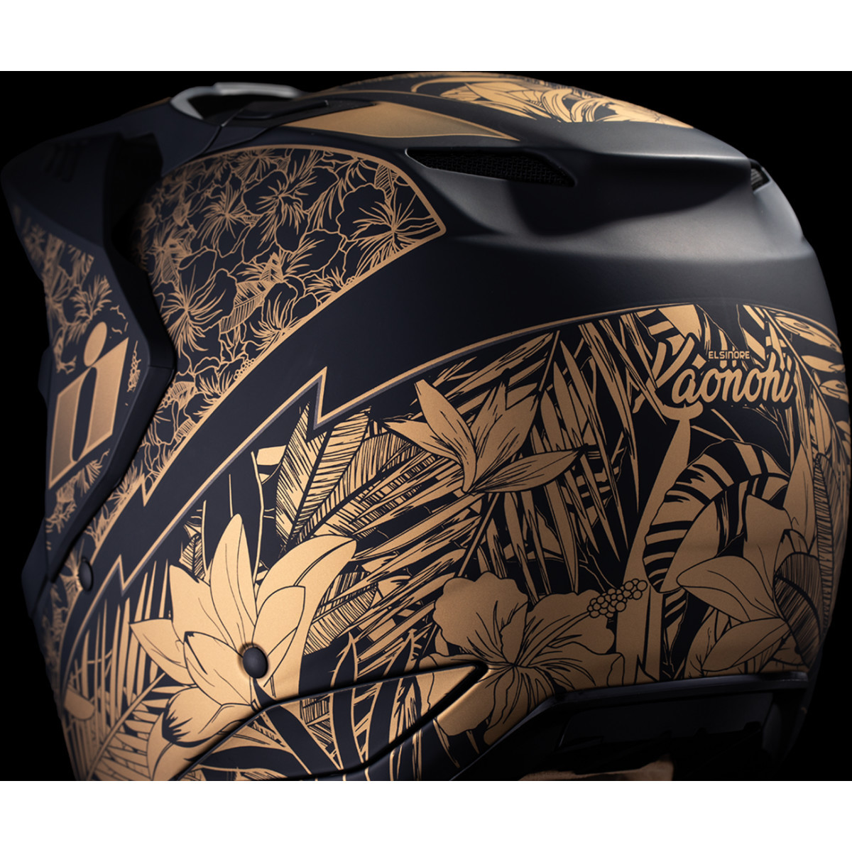 Icon - Elsinore™ Helmet - Kaonohi - Black - Medium