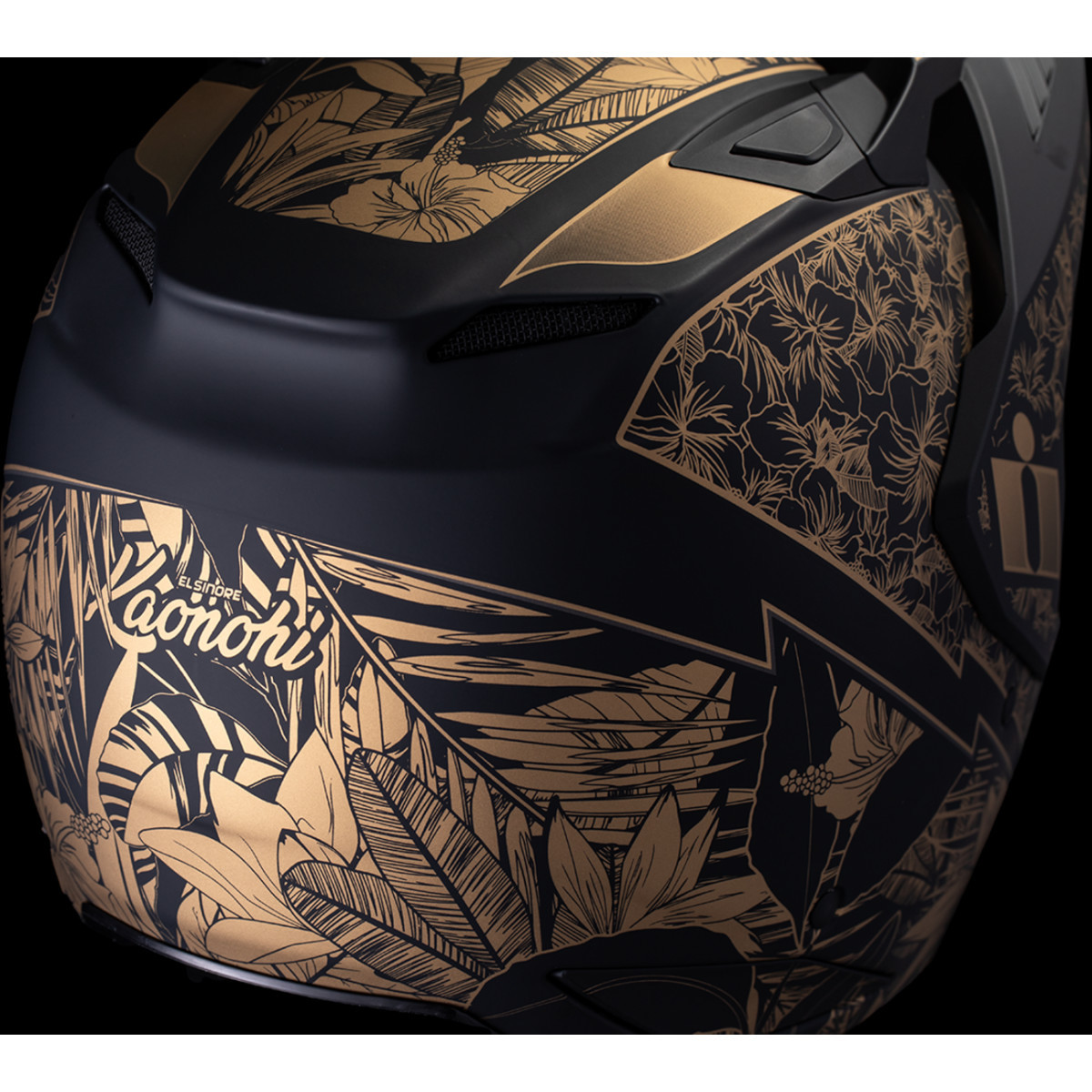 Icon - Elsinore™ Helmet - Kaonohi - Black - Medium