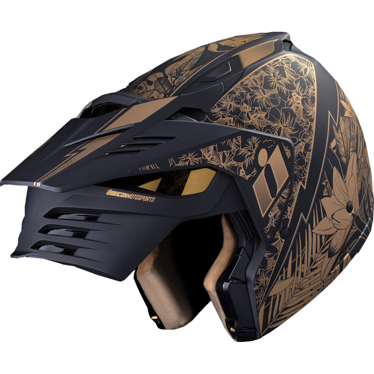 Icon - Elsinore™ Helmet - Kaonohi - Black - 2XL