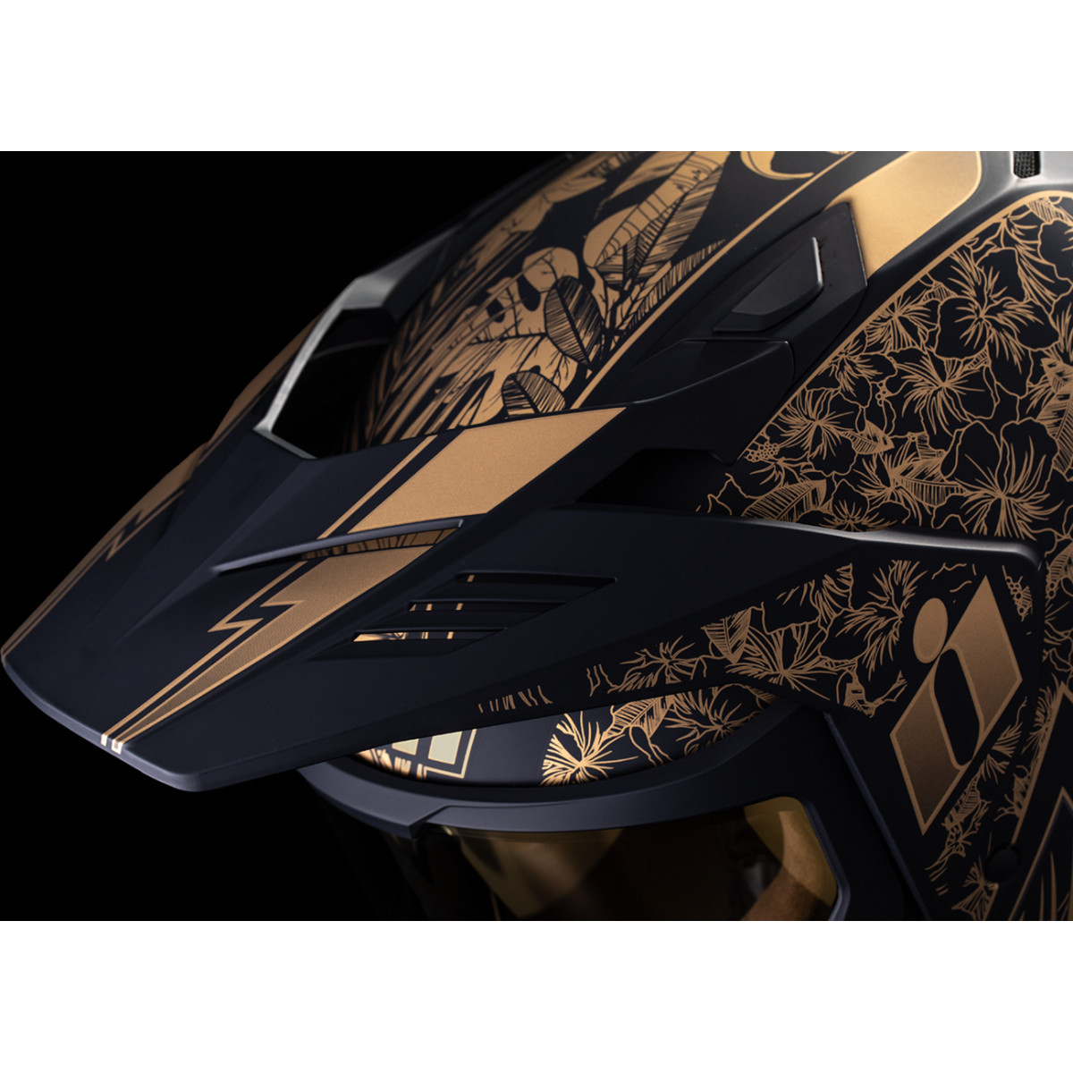 Icon - Elsinore™ Helmet - Kaonohi - Black - 2XL