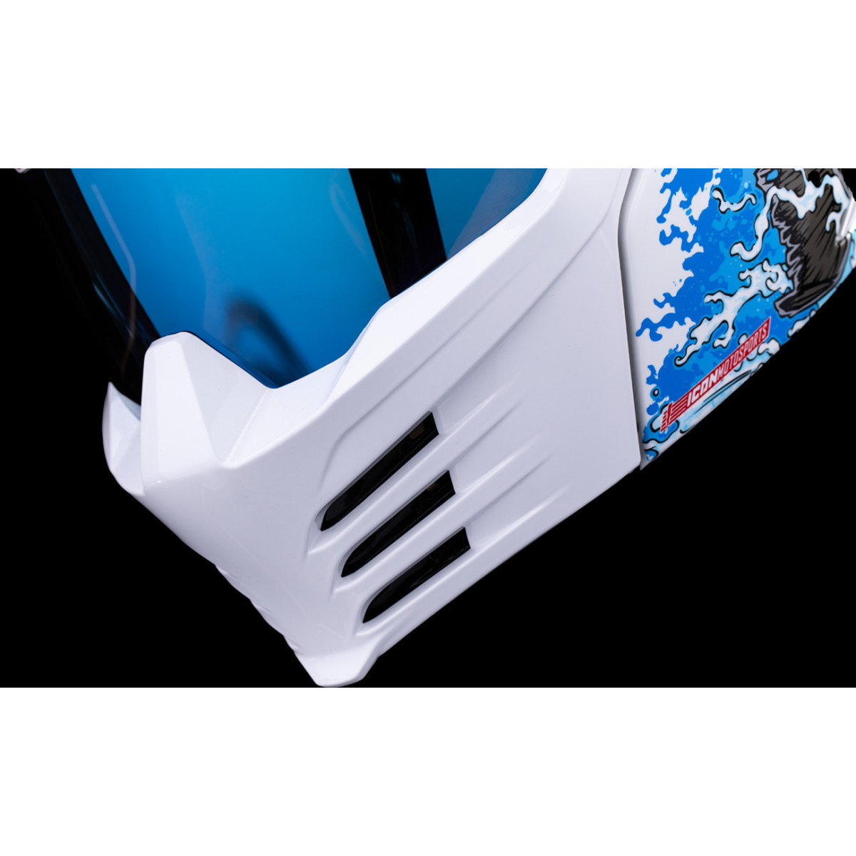 Icon - Elsinore™ Helmet - American Basstard - Blue - 2XL