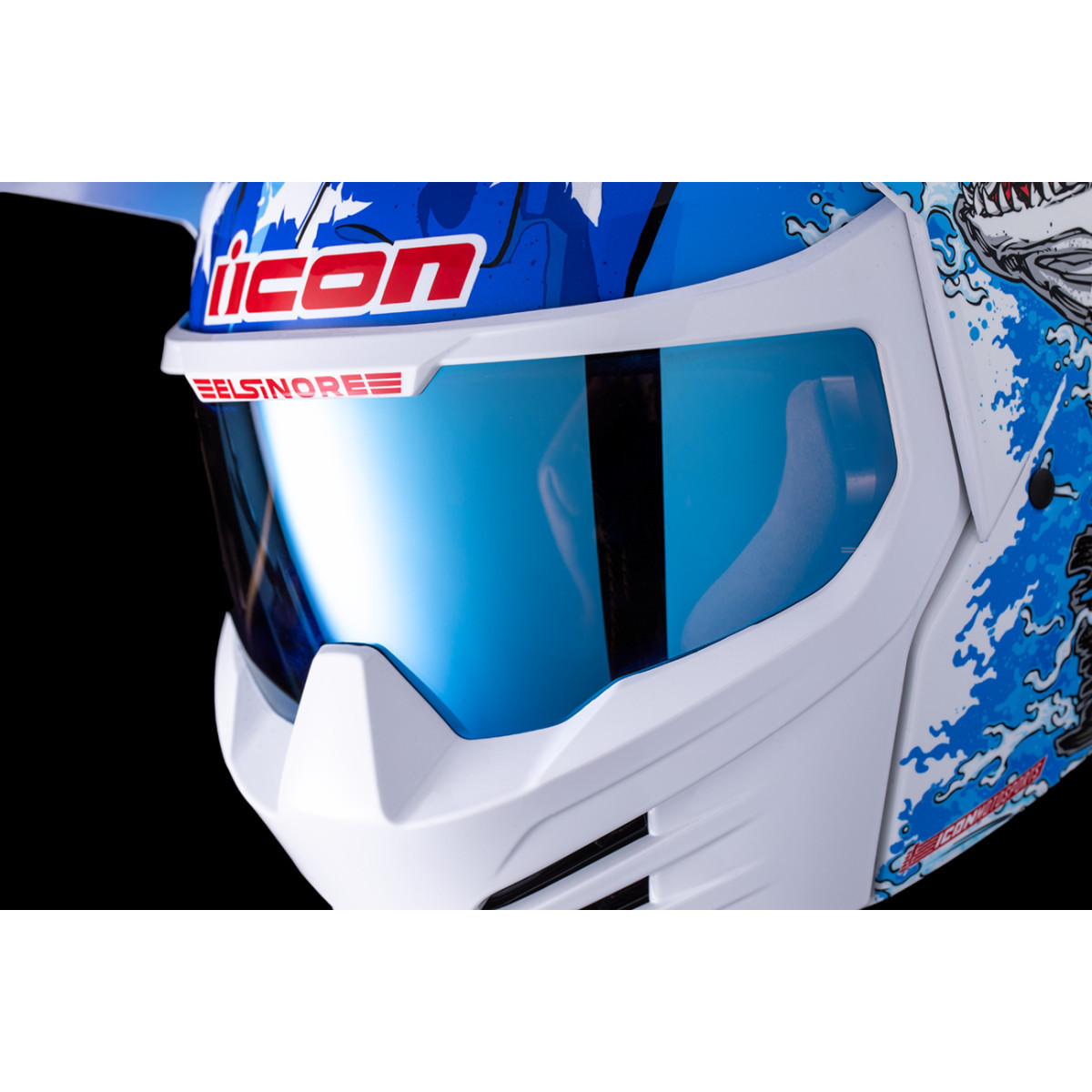 Icon - Elsinore™ Helmet - American Basstard - Blue - 2XL