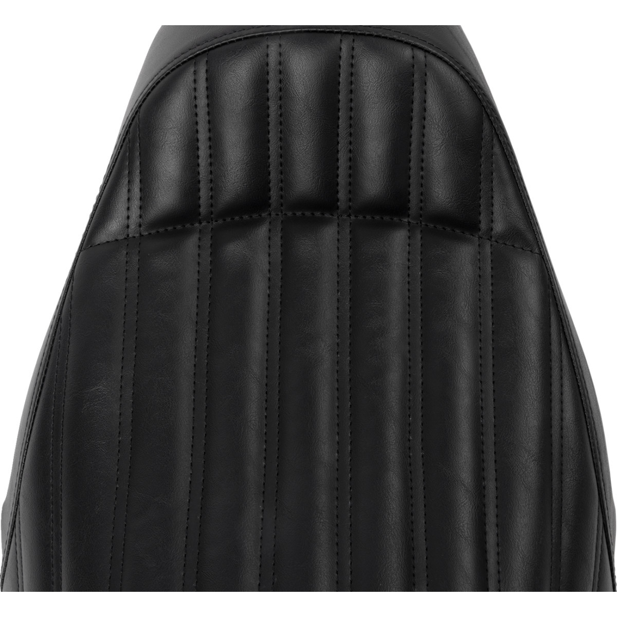 Saddlemen #808-07B-0023 - Knuckle Solo Seat - Ribbed - Black - FL '08-'24