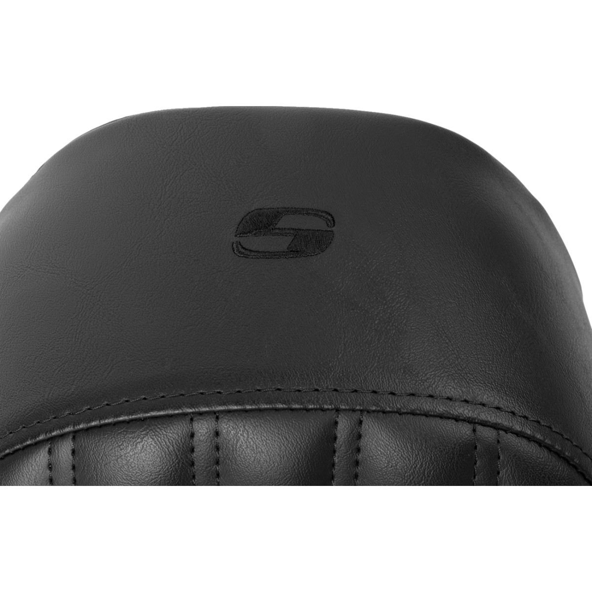 Saddlemen #808-07B-0023 - Knuckle Solo Seat - Ribbed - Black - FL '08-'24