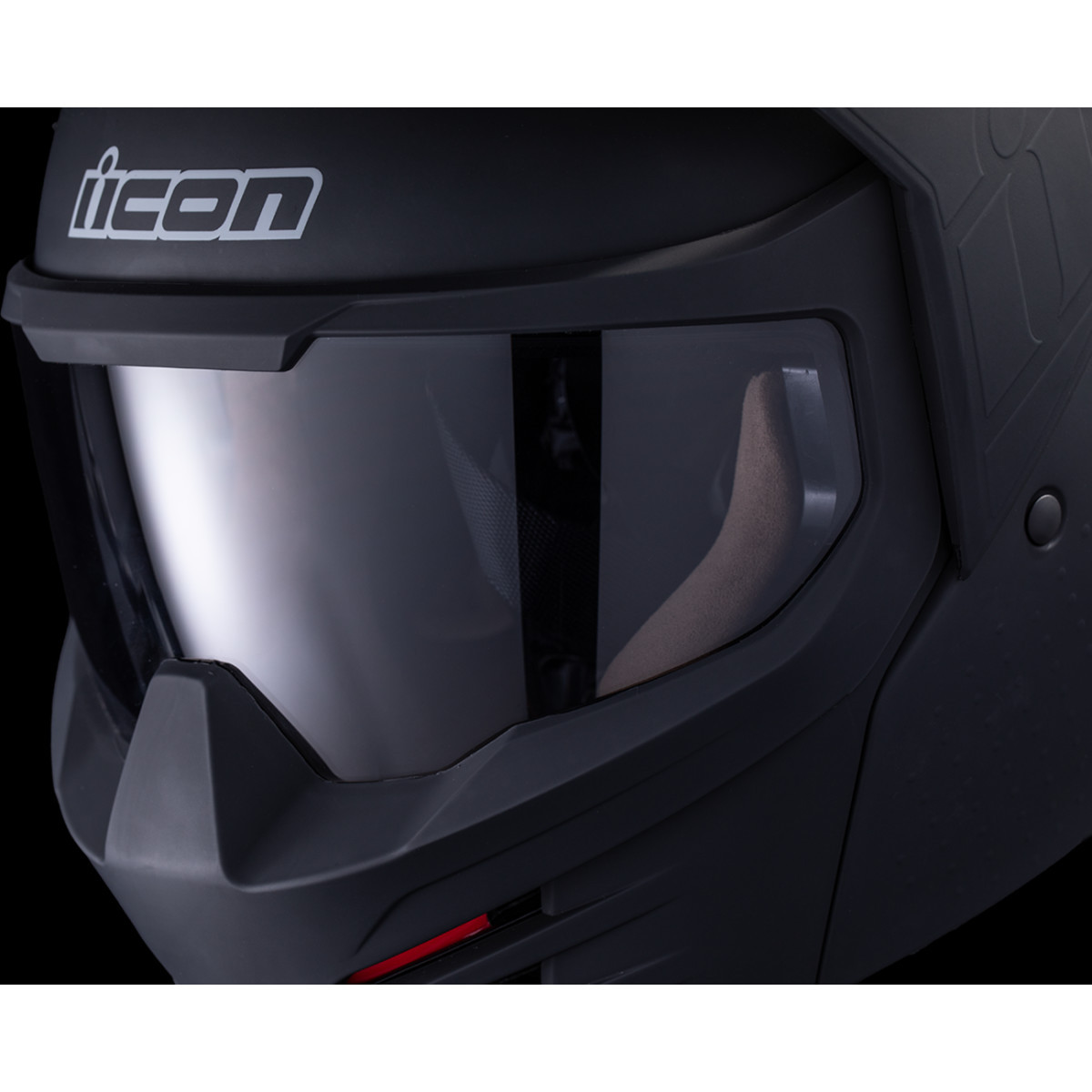 Icon - Elsinore™ Helmet - Monotype - Black - Small