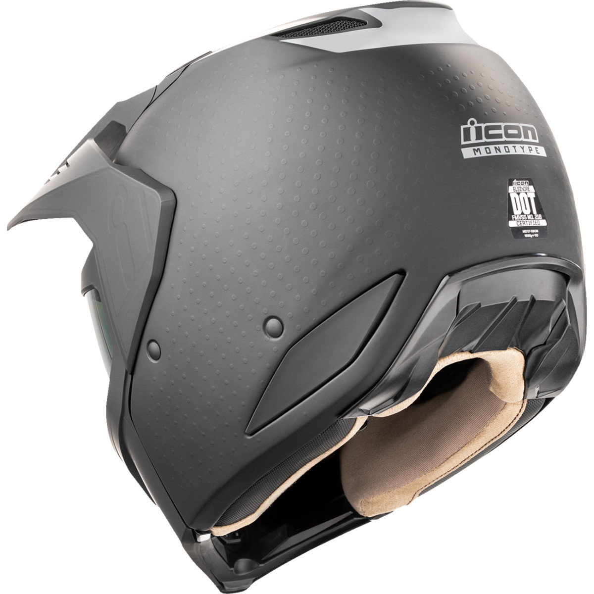 Icon - Elsinore™ Helmet - Monotype - Black - XL