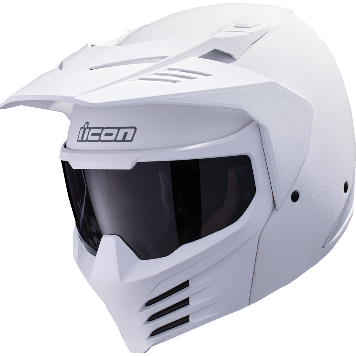 Icon - Elsinore™ Helmet - Monotype - White - XS