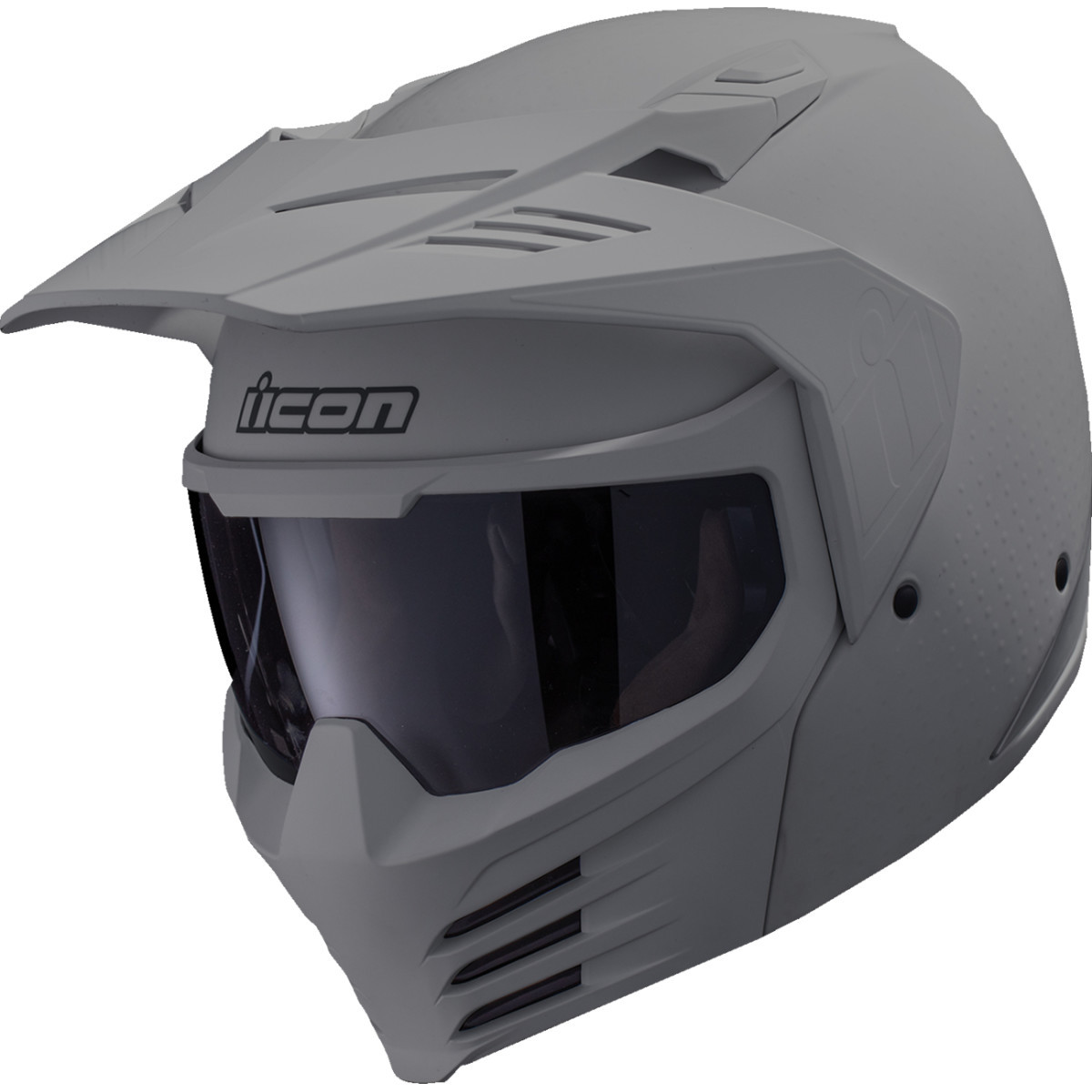 Icon - Elsinore™ Helmet - Monotype - Gray - 3XL
